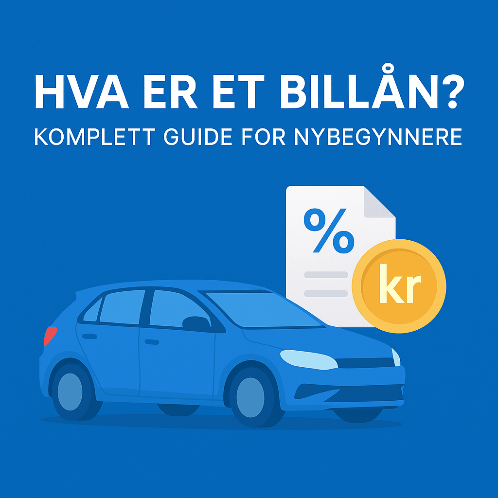 Hva er et billån Hva er et billån
