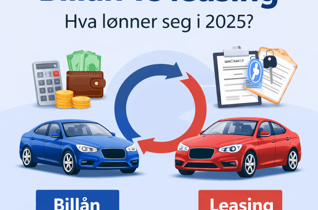 Billån vs leasing – hva lønner seg i 2026?